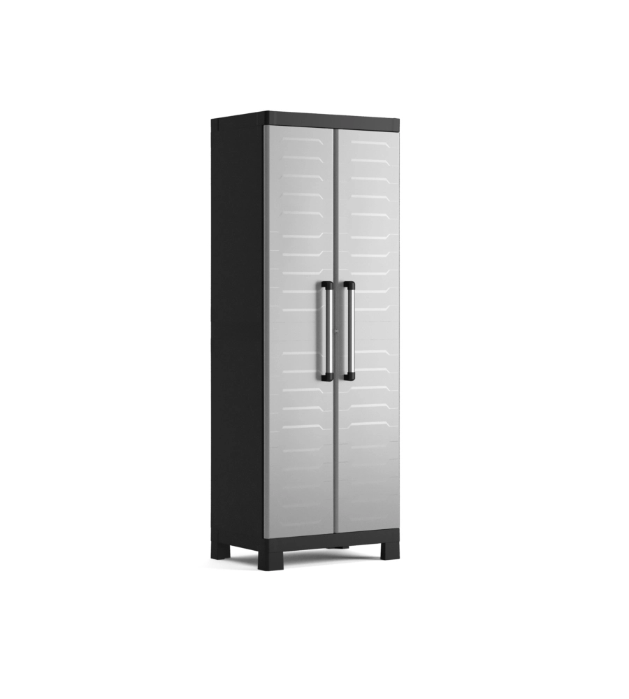 ARMADIO PORTASCOPE IN RESINA KETER "DETROIT" GRIGIO,  65X45X182 CM